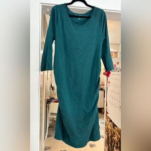 Isabel Maternity by Ingrid & Isabel Teal Long Sleeve Dress